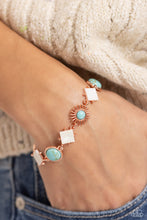 Load image into Gallery viewer, Paparazzi Sunburst Splendor - Copper Bracelet
