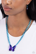 Load image into Gallery viewer, Paparazzi Fascinating Flyer - Blue Necklace
