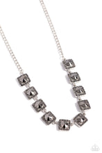 Load image into Gallery viewer, Paparazzi Jump SQUARE - Silver Necklace
