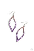 Load image into Gallery viewer, Paparazzi Admirable Asymmetry - Purple Earrings
