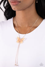 Load image into Gallery viewer, Paparazzi Suspended Shades - Rose Gold Necklace
