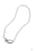 Load image into Gallery viewer, Paparazzi Dont Want to Miss a STRING - Silver Necklace

