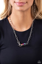 Load image into Gallery viewer, Paparazzi Dont Want to Miss a STRING - Silver Necklace
