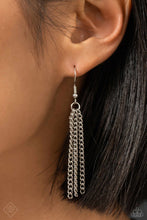 Load image into Gallery viewer, Paparazzi Against the LOCK - Silver Necklace
