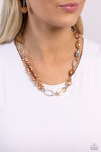 Load image into Gallery viewer, Paparazzi Easygoing Elegance - Brown Necklace
