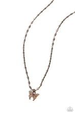 Load image into Gallery viewer, Paparazzi High-Flying Hangout - Brass Necklace
