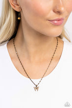 Load image into Gallery viewer, Paparazzi High-Flying Hangout - Brass Necklace
