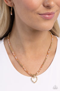 Paparazzi Flashy Fairy Tale - Orange Necklace