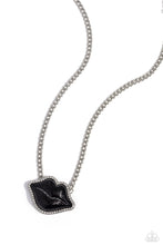 Load image into Gallery viewer, Paparazzi Lip Locked - Black Necklace
