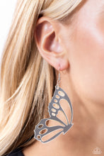 Load image into Gallery viewer, Paparazzi WING of the World - Silver Earrings
