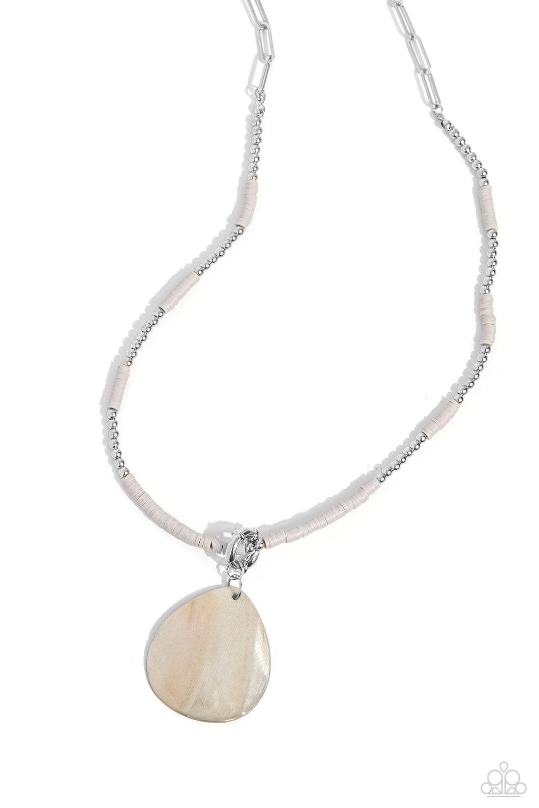 Paparazzi SHELL Me A Story - Silver Necklace