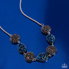 Load image into Gallery viewer, Paparazzi Druzy Demand - Silver Necklace
