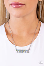 Load image into Gallery viewer, Paparazzi Truth Trinket - Blue Necklace
