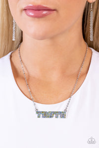 Paparazzi Truth Trinket - Blue Necklace