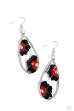 Load image into Gallery viewer, Paparazzi Airily Abloom - Black Earrings
