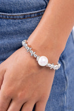 Load image into Gallery viewer, Paparazzi Chiseled Class - White Bracelet
