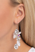 Load image into Gallery viewer, Paparazzi Fancy Flaunter - White Earrings
