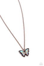 Load image into Gallery viewer, Paparazzi Whispering Wings - Copper Necklace
