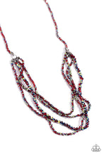 Load image into Gallery viewer, Paparazzi Candescent Cascade - Red Necklace
