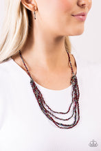 Load image into Gallery viewer, Paparazzi Candescent Cascade - Red Necklace
