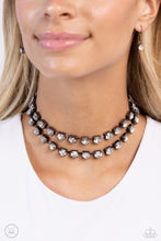 Load image into Gallery viewer, Paparazzi Glistening Gallery - Black Necklace
