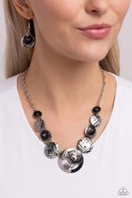Load image into Gallery viewer, Paparazzi Dragonfly Design - Black Necklace
