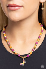Load image into Gallery viewer, Paparazzi Speckled Story - Orange Necklace
