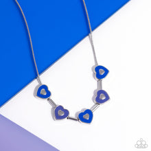 Load image into Gallery viewer, Paparazzi ECLECTIC Heart - Blue Necklace
