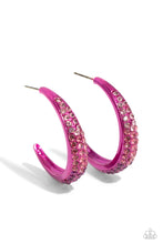 Load image into Gallery viewer, Paparazzi Obsessed with Ombré - Pink Earrings
