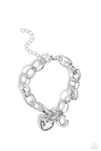 Load image into Gallery viewer, Paparazzi Guess Now Its INITIAL C - White Bracelet
