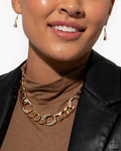 Load image into Gallery viewer, Paparazzi Gleaming Harmony - Gold Necklace
