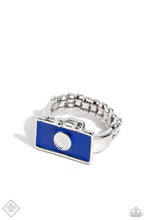 Load image into Gallery viewer, Paparazzi Tourist Timestamp - Blue Ring
