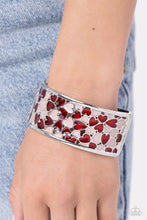 Load image into Gallery viewer, Paparazzi Penchant for Patterns - Red Bracelet
