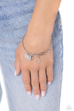 Load image into Gallery viewer, Paparazzi Making It INITIAL J - Silver Bracelet
