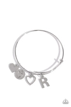 Load image into Gallery viewer, Paparazzi Making It INITIAL R - Silver Bracelet
