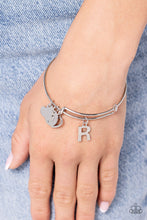Load image into Gallery viewer, Paparazzi Making It INITIAL R - Silver Bracelet
