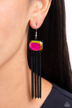 Load image into Gallery viewer, Paparazzi Dreaming Of TASSELS - Black Earrings
