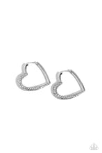 Load image into Gallery viewer, Paparazzi Be Mine, Valentine? - White Earrings
