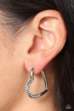 Load image into Gallery viewer, Paparazzi Be Mine, Valentine? - White Earrings
