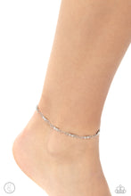 Load image into Gallery viewer, Paparazzi Simple Sass - White Ankle Bracelet
