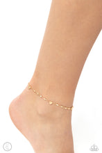 Load image into Gallery viewer, Paparazzi Highlighting My Heart - Gold Ankle Bracelet
