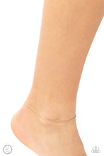 Load image into Gallery viewer, Paparazzi High-Tech Texture - Gold Ankle Bracelet
