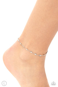 Paparazzi Starry Swing Dance - Silver Ankle Bracelet