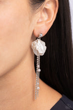 Load image into Gallery viewer, Paparazzi Graceful Gesture - White Earrings
