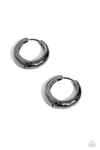 Load image into Gallery viewer, Paparazzi Streamlined Status - Black Earrings
