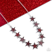 Load image into Gallery viewer, Paparazzi Star Quality Sensation - Red Necklace

