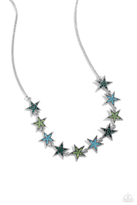 Paparazzi Star Quality Sensation - Green Necklace