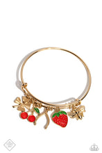 Load image into Gallery viewer, Paparazzi Fruit Freestyle - Gold Bracelet

