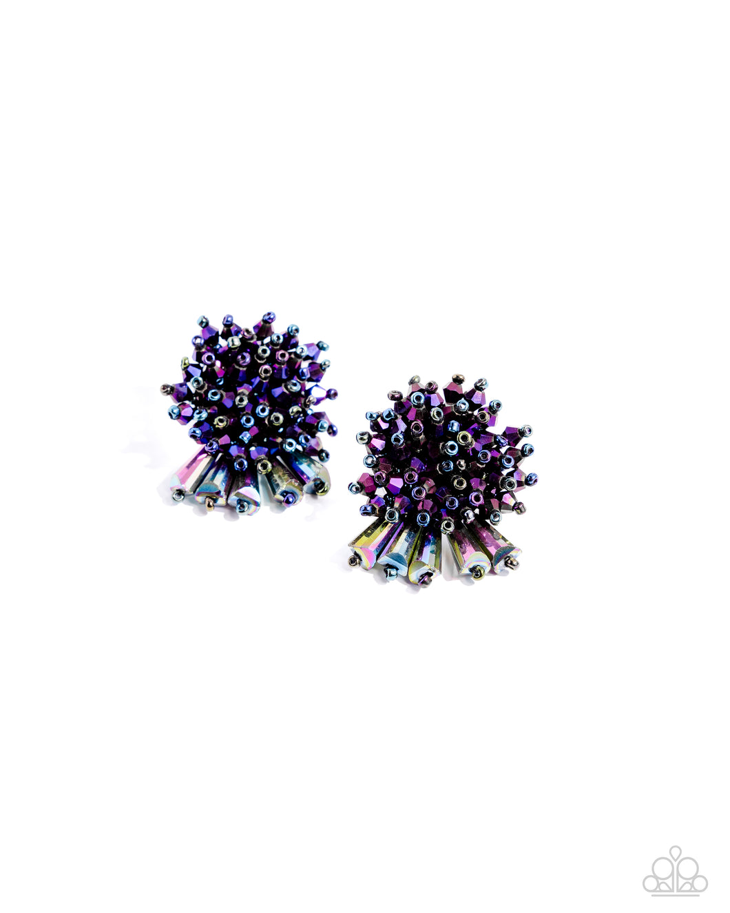 Paparazzi Streamlined Sass - Purple Earrings