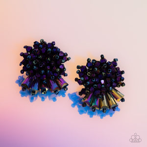 Paparazzi Streamlined Sass - Purple Earrings